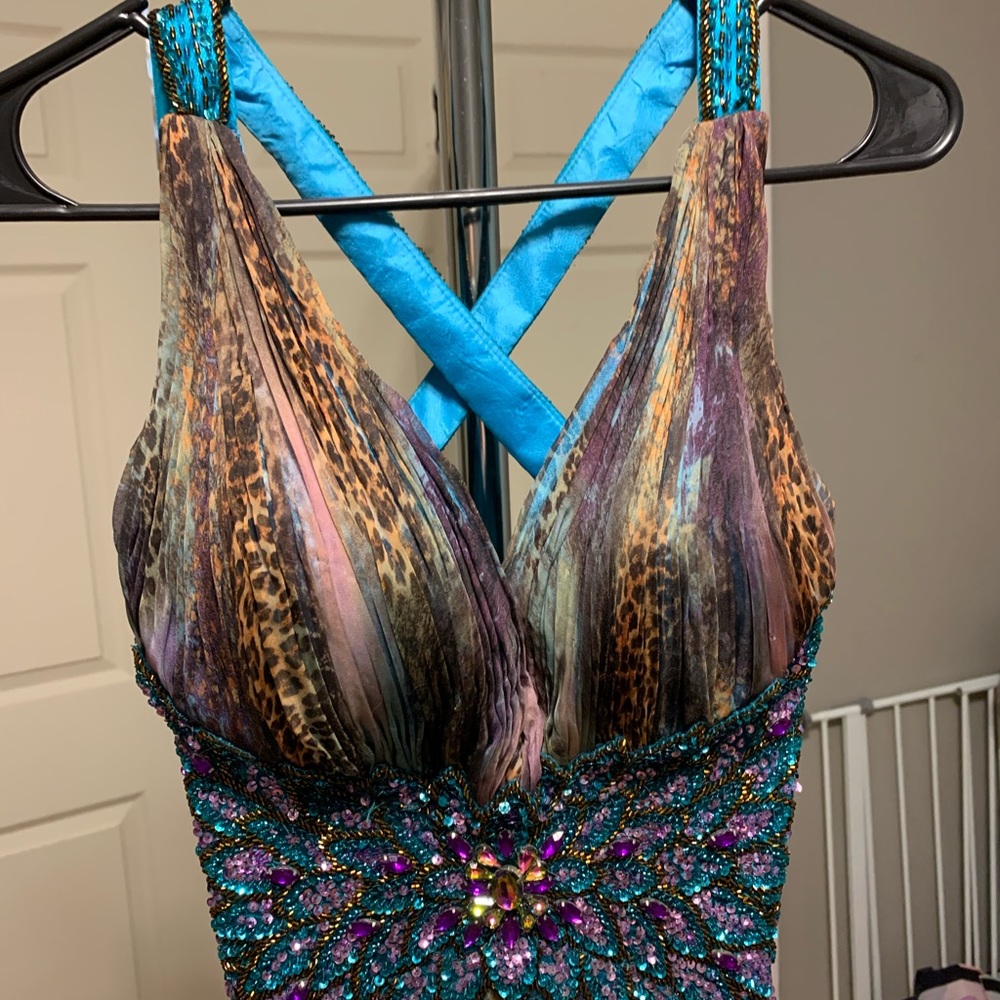 Prom/ formal dress cheetah print
